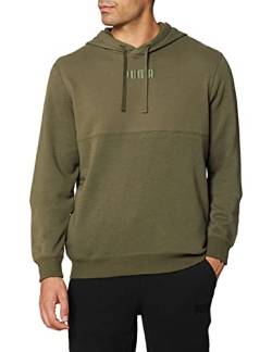 PUMA Herren Modern Basic Hoodie - 589348 44 in grün, Farbe:Grün, Textil:M von PUMA