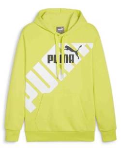 PUMA Herren Power Graphic Hoodie MLime Sheen Green von PUMA