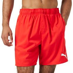 PUMA Herren Puma Men's Mid Shorts Swim Trunks, Rot, XS EU von PUMA