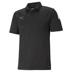 PUMA Herren Teamliga Sideline Polo Shirt, schwarz / weiß, Mittel von PUMA