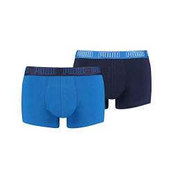 PUMA Herren Trunk Unterwäsche, Blau, S (2er Pack) von PUMA