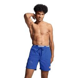 PUMA Herren Utility Mid Shorts, Benjamin Blue, XL von PUMA