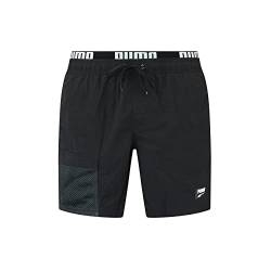 PUMA Herren Utility Mid Shorts, Black, M von PUMA