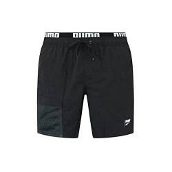 PUMA Herren Utility Mid Shorts, Black, S von PUMA