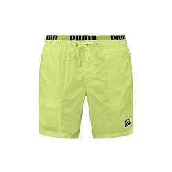 PUMA Herren Utility Mid Shorts, Fast Yellow, XXL von PUMA