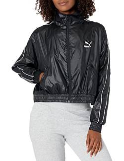 PUMA Herren Woven Track Jacket Iconic T7 gewebte Trainingsjacke, Black, Large von PUMA