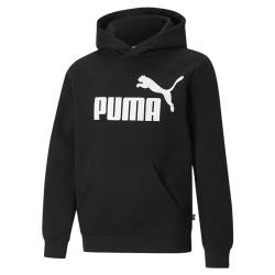 PUMA Jungen ESS Big Logo Hoodie Sweatshirt, Black, 4 años von PUMA