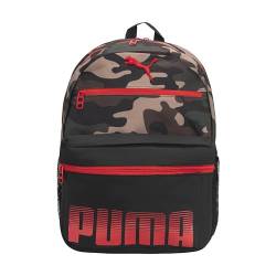 PUMA Jungen Meridian Jr. Kids Backpack Kinderrucksack, Rucksack, Rot/Camouflage, Jugend von PUMA