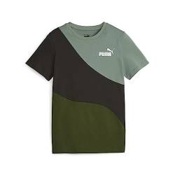 PUMA Jungen Power CAT T-Shirt 152Myrtle Green von PUMA