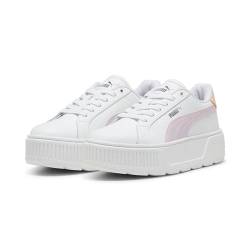 PUMA Karmen L Sneakers Teenager, PUMA White-Grape Mist-PUMA Silver, 38.5 EU von PUMA