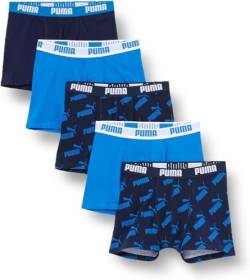 PUMA Kinder Boxer Unterwäsche, Blau, 146-152 (5er Pack) von PUMA
