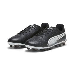 PUMA King Match FG/AG JR Fussballschuh, Black White, 37.5 EU von PUMA