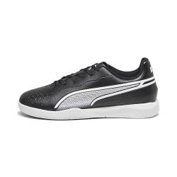 PUMA King Match IT JR Fussballschuh, Black White, 37.5 EU von PUMA