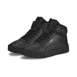 PUMA Mädchen Carina 2.0 Mid Wtr Jr Sneaker, Puma Black Puma Black Dark Shadow, 37.5 EU von PUMA