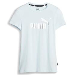 PUMA Mädchen ESS+ Logo Tee G t-Shirt, blau, 176 von PUMA