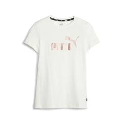 PUMA Mädchen ESS+ Logo Tee G t-Shirt, bunt, 152 von PUMA