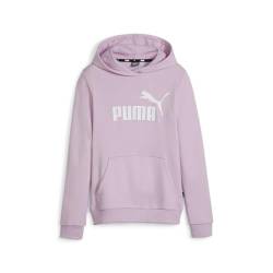 PUMA Mädchen ESS Logo Hoodie Tr G Schweiß, Grape Mist, 104 von PUMA