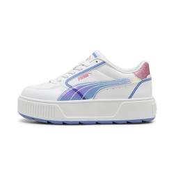 PUMA Mädchen Karmen Rebelle Deep Dive Sneakers 37White Fast Pink Blue Skies von PUMA