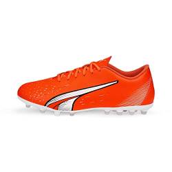 PUMA Men's Sport Shoes ULTRA PLAY MG Soccer Shoes, ULTRA ORANGE-PUMA WHITE-BLUE GLIMMER, 42.5 von PUMA