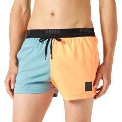 PUMA Mens Colour Block Shorts Boardshorts, Bright orange Combo, XX-Large von PUMA