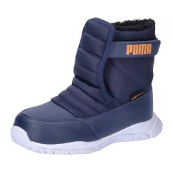 PUMA Nieve Boot WTR AC Inf Sneaker, Peacoat-Vibrant Orange, 24 EU von PUMA