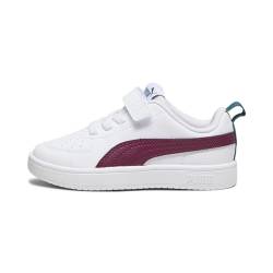 PUMA Rickie AC PS Sneaker, White-Dark Jasper-Malachite, 31 EU von PUMA