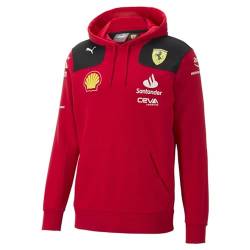 PUMA Scuderia Ferrari - 2023 Team-Hoodie - Rot - Männer - Größe: S von PUMA