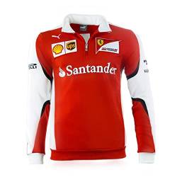 PUMA Scuderia Ferrari Formel 1 Team Half Zip Sweater Pullover F1 rot weiß Gr. XS von PUMA