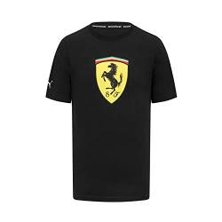 PUMA Scuderia Ferrari Gro es Shield Tee Herren, Schwarz, XL von PUMA