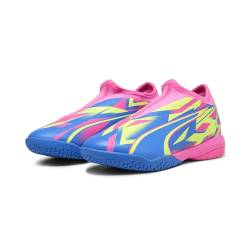 PUMA Ultra Match Ll Energy It+Mid Jr Fussballschuh, Leuchtender Pinker und ultrablauer, gelber Alarm, 37.5 EU von PUMA