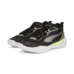 PUMA Unisex Adults' Sport Shoes PLAYMAKER PRO Basketball Shoe, PUMA BLACK-FIZZY LIME, 39 von PUMA