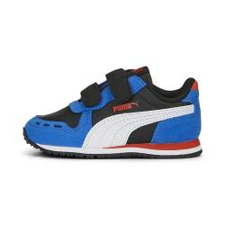 PUMA Unisex Baby Cabana Racer SL 20 V INF Sneaker, Black White-Victoria Blue, 20 EU von PUMA