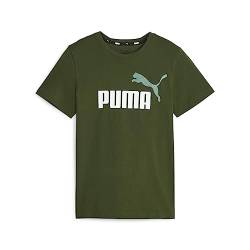 PUMA Unisex Baby ESS+ 2 Col Logo Tee B t-Shirt, bunt, 164 von PUMA