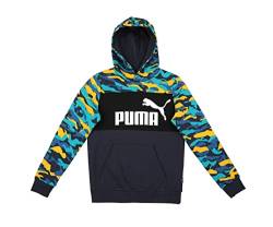 PUMA Unisex Baby ESS+ Camo Hoodie FL B Sweatshirt, Pariser Nacht, 10 años von PUMA
