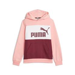 PUMA Unisex Baby ESS Block Hoodie FL B Sweatshirt, Peach Smoothie, 104 von PUMA