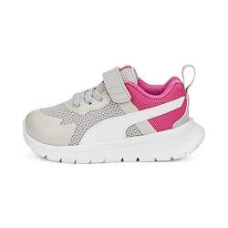 PUMA Unisex Baby Jungen 0-24 Puma Evolve Run Mesh Ac+ Inf Turnschuhe, Mehrfarbig (Cool Light Grey Puma White Glowing Pink), 25 EU von PUMA