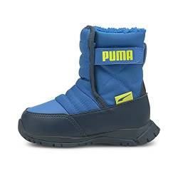 PUMA Unisex Baby Nieve Boot WTR AC Inf Sneaker, Future Blue-NRGY Yellow, 22 EU von PUMA