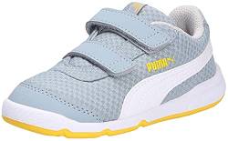 PUMA Unisex Baby Stepfleex 2 Mesh VE V Inf Sneaker, Quarry White-Dandelion, 22 EU von PUMA