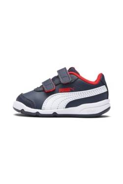 PUMA Unisex Baby Stepfleex 2 SL V Inf Sneaker, Peacoat-White-Flame Scarlet von PUMA