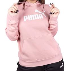 PUMA Unisex ESS Logo Hoodie FL Sweatshirt, rosa (Bridal Rose), L von PUMA