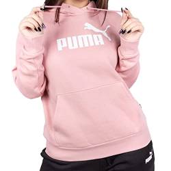 PUMA Unisex ESS Logo Hoodie FL Sweatshirt, rosa (Bridal Rose), XL von PUMA