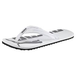 PUMA Unisex Epic Flip V2 Flip-Flops, White Black, 37 EU von PUMA