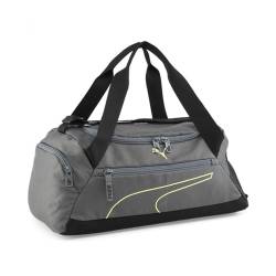 PUMA Unisex-Erwachsene Fundamentals Sports Bag XS Sporttasche, Mineral Gray-Lime Sheen, OSFA von PUMA
