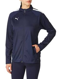 PUMA Unisex-Erwachsene TeamLIGA Trainingsjacke für Damen, Größe XL, Peacoat, Weiß von PUMA