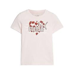 PUMA Unisex Kinder ESS Mix Mtch Tee T-Shirt, Frosty Pink, 98 von PUMA