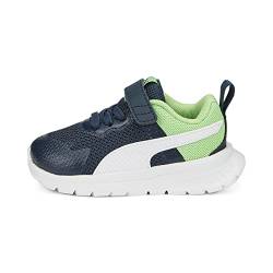 PUMA Unisex-Kinder Evolve Run Mesh AC+ Inf Sneakers 0-24, Dark Night White-Summer Green, 22 EU von PUMA