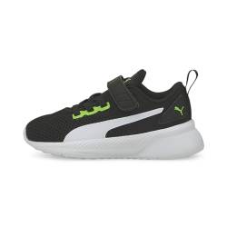 PUMA Unisex Kinder Flyer Runner V Inf Turnschuhe, Green Flash Puma White Puma Black, 24 EU von PUMA