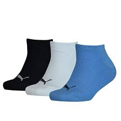 PUMA Unisex Kinder Puma Kids' Invisible (3 Pack) Socks, Marina, 23-26 EU von PUMA