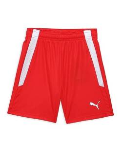 PUMA Unisex Kinder Teamliga-Shorts, Größe L, Red Weiß von PUMA