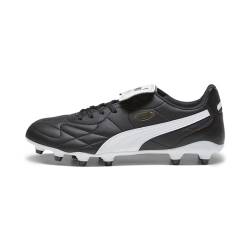 PUMA Unisex King Top Fg/Ag Fußballschuhe, Puma Black Puma White Puma Gold, 40.5 EU von PUMA